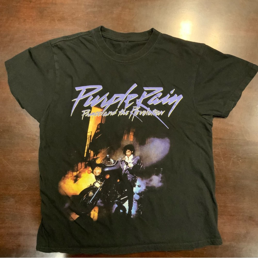 Prince: Purple Rain The Revolution T-Shirt Black Size Small